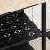 Print Bange for shoes, 3 shelves, black color