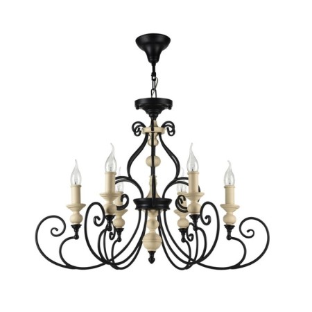 Maytoni H631-PL-06-B, 6HE14, 60W, 72x72x151 cm, black color-1
