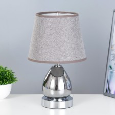 Table lamp 16712/1 E27 40W chrome 22x22x32 cm Risalux
