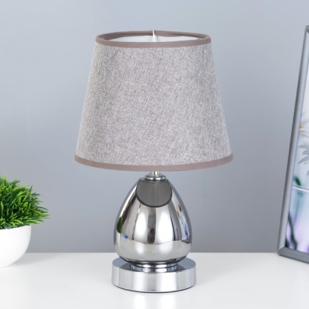 Table lamp 16712/1 E27 40W chrome 22x22x32 cm Risalux