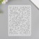 Stencil background plastic "Flower" 15x20 cm