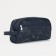 Lightning cosmetic bag, external pocket, blue color