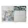 Notebook Gift, A6, 96 sheets, color block, with a curly knife, PVC cover, 3D, "Anime", mix