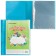 Portfolio of the student, folder, Brauberg, A4, 2 rings, 20 inserts, blue, translucent