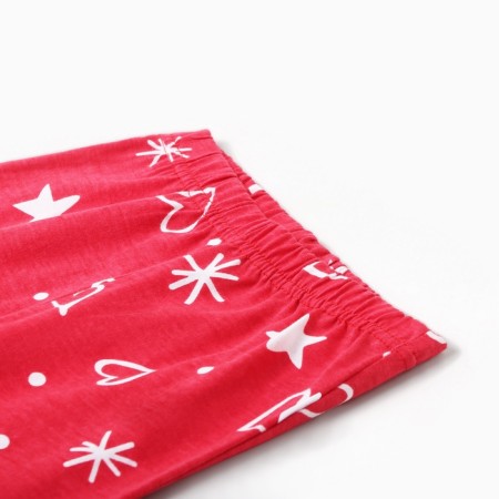 New Year. Pajama Children's NG Penguin, white/red color, height 128-3