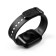 Electronic watch watches, D-3.7 cm, calendar, silicone strap, black