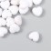 Beads Plastic "Snow White" set 20 grams 0.6x1x1 cm