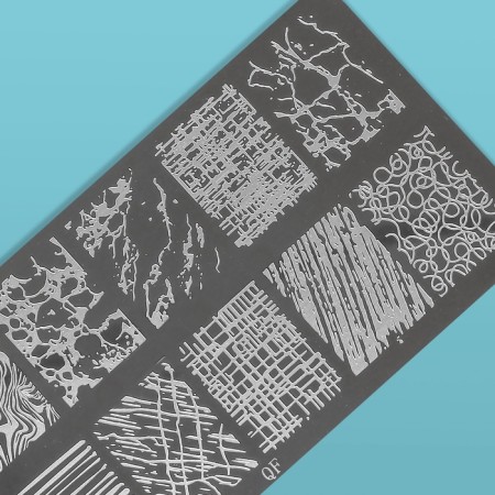 Stamping disk Metal "Lines", 12 × 6 cm-2