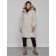 Coat insulated winter female, size 42, beige color