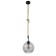 Lamp Bayerlux 2537/1bk E27 40W black 20x20x20-120 cm