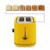 Toster KitFort KT-4093-1, 870 W, 6 frying modes, 2 toasts, yellow