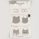 Set for creating a felt bag with perforation "Cute Muzzle"