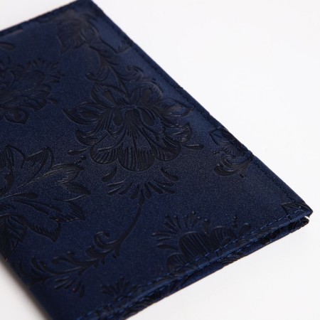 Cover for passport, dark blue color-3