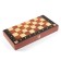 Wooden chess large "Tours", board game 40x40 cm, King H-9 cm, Pig H-4.5 cm