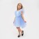 Elegant children's dress KAFTAN, size 28 (86-92 cm), blue