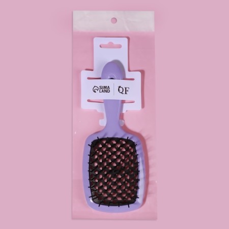 The comb is massage, wide, ventilated, 8.4 × 20.5 cm, mix color-5