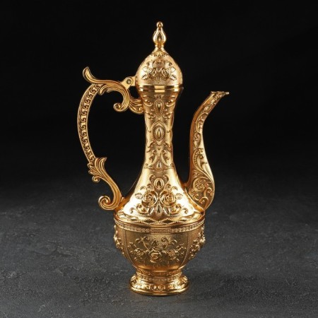 Serving set "Luxury. Gold ", 8 items: a jug 250 ml, 6 glasses, 20 ml, tray, gold color-2