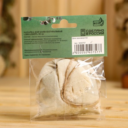 Zaparka for the bath natural "Eucalypt" 30 g-1