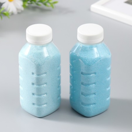 Color sand in the bottles "Blue" 500 grams mix