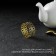 Ring for napkins "Wreath", 4.5 × 2 cm, gold color