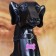 Tarry for engraving "Bone with paws" with a carbine, 3 x 1.5 cm, purple