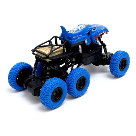 Radio -controlled jeep Dino, 1:16, 4WD, works on the battery, the color is blue-2