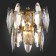 Sconces st. SL1227.301.02. Ancona. 2x40 watts, E14, 26.8x29 cm, brass color