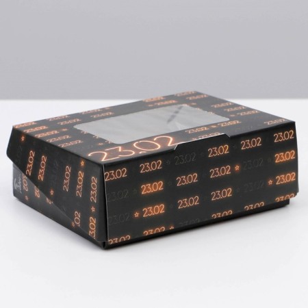 Confectionery packaging, a box with lamination "23 Neon", 10 x 8 x 3.5 cm-1