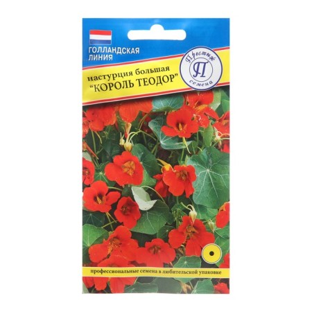 Seeds of flowers nasturtium large "King Theodore", 1 g