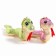 Soft toy "Snake", with a golden animal, on a suspension, 7 cm, color mix