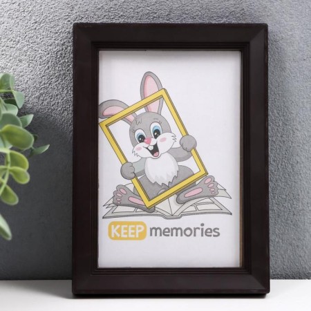 Photo frame plastic L-5 10x15 cm, wenge