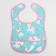 Bibslate for feeding "unicorn" waterproof on Velcro, with a pocket