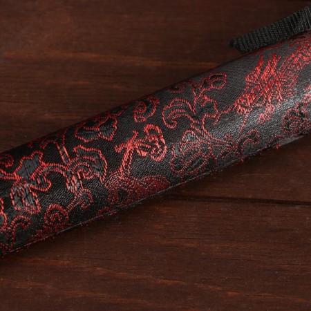 Souvenir weapon "Katana", a red floral pattern on the scabbard, 70 cm-4