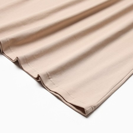 Dress female knitwear minku: Basic line beige color, rr 42-9