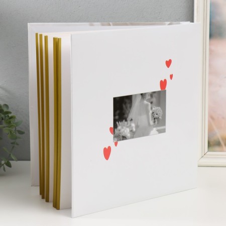 Photo album magnetic 30 sheets "Wedding" 23x28cm-1