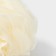 Body washcloth with a handle of a share, 50 g, white color