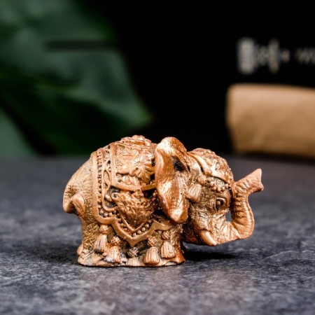 Figure "Indian elephant" bronze, 4cm-1