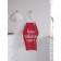 Apron of a kitchen with a photo print "Valentine's Day", adjustable, size OS