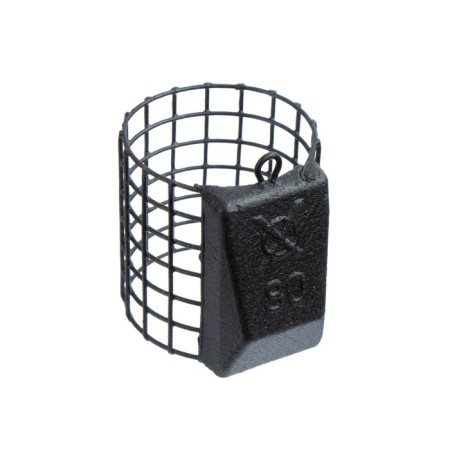 Metallic feeder X-Feeder Me Submarine M Grid, Matt Black, 80 g, 35 ml-1