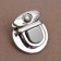 Bag -3 × 3 cm fastener, silver color