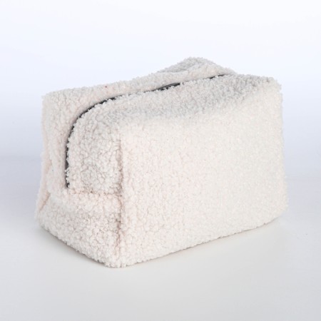 Lightning cosmetic bag, Textura, white color-2