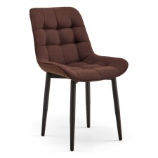 Boston chair Velutto 24, chocolate