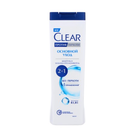 CLEAR 2 shampoo-balm in 1 "main care", 380 ml