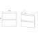 Viant Viant "Malta" 2 boxes, suspended, 430x560x560 mm, with COMO 60 sink