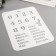 Plastic stencil "Eternal calendar", height digits 3 cm, 22x31 cm