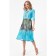 Women's dress, size 42, blue color