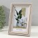 Photo frame plastic 10x15 cm "Staircase with rhombuses" Beige 2x13x17.9 cm
