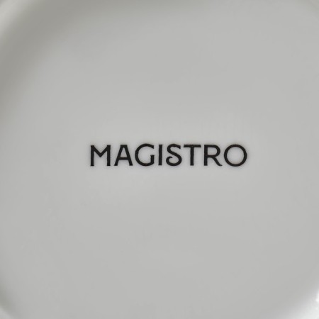Porcelain Magistro Porcelain "Tandy", 450 ml, d = 15 cm, white color-4