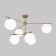 Ceiling light eurosvet marbella 60147/6, E14, 6x40W, 980x980x550 mm, brass color
