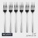 A set of stainless steel forks Magistro "Gentry", length 21 cm